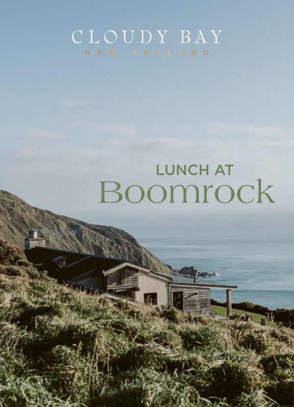 lunch event at Boomrock with Cloudy Bay