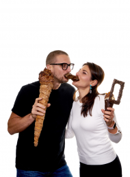 In the kitchen with with Giapo and Annarosa of Giapo