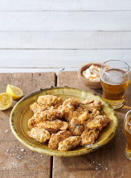Cajun-spiced Crispy-coated Mussels