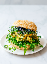 Vegetarian Chickpea and Egg Roll