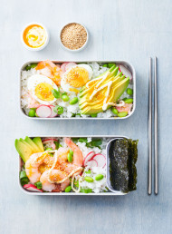 Prawn and Avocado Sushi Salad