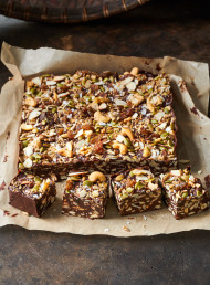 Seedy, Nutty Chocolate Block