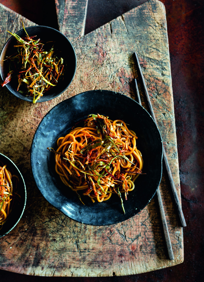 Spring Onion Oil Noodles
