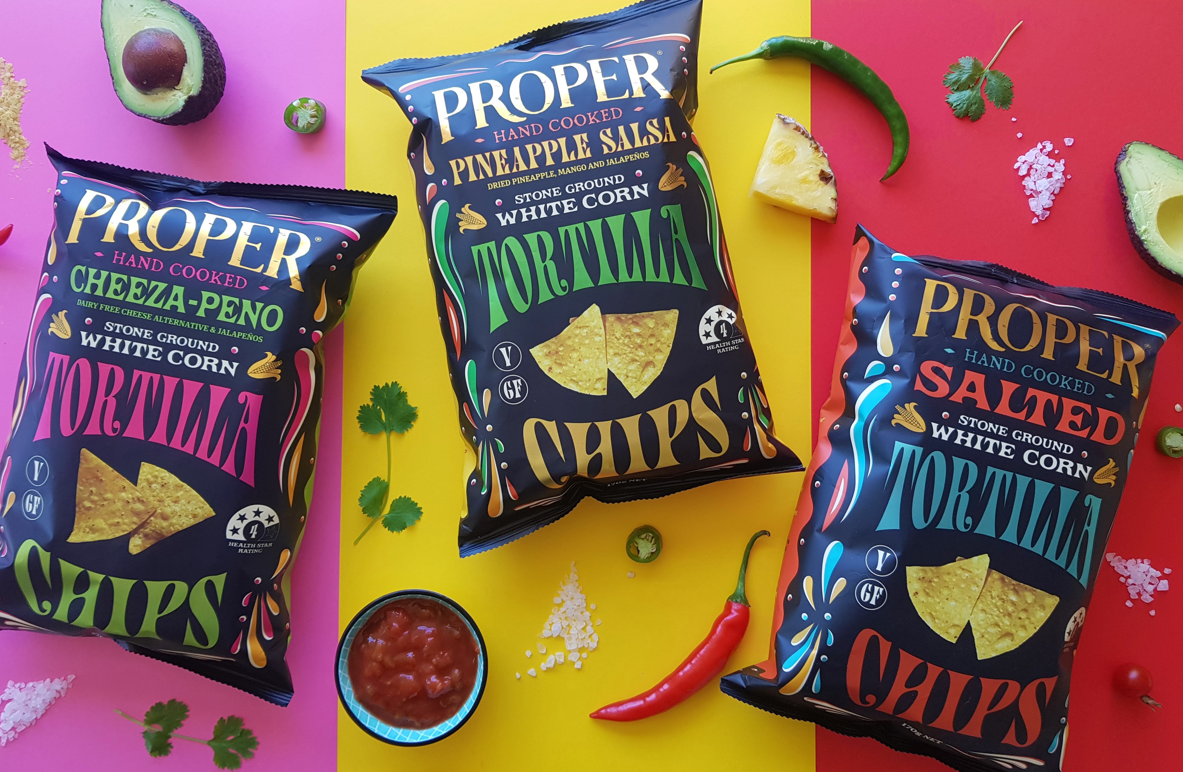 Proper Crisps product range