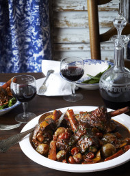 Lamb Shanks with Balsamic Vinegar, Orange and Cinnamon
