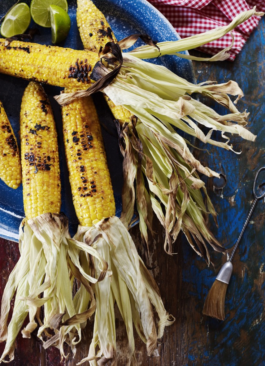 Miso and Sake Glazed Sweetcorn