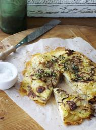 Duck Fat Potato and Onion Galette