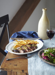 Grilled Steak with Café de Paris Butter