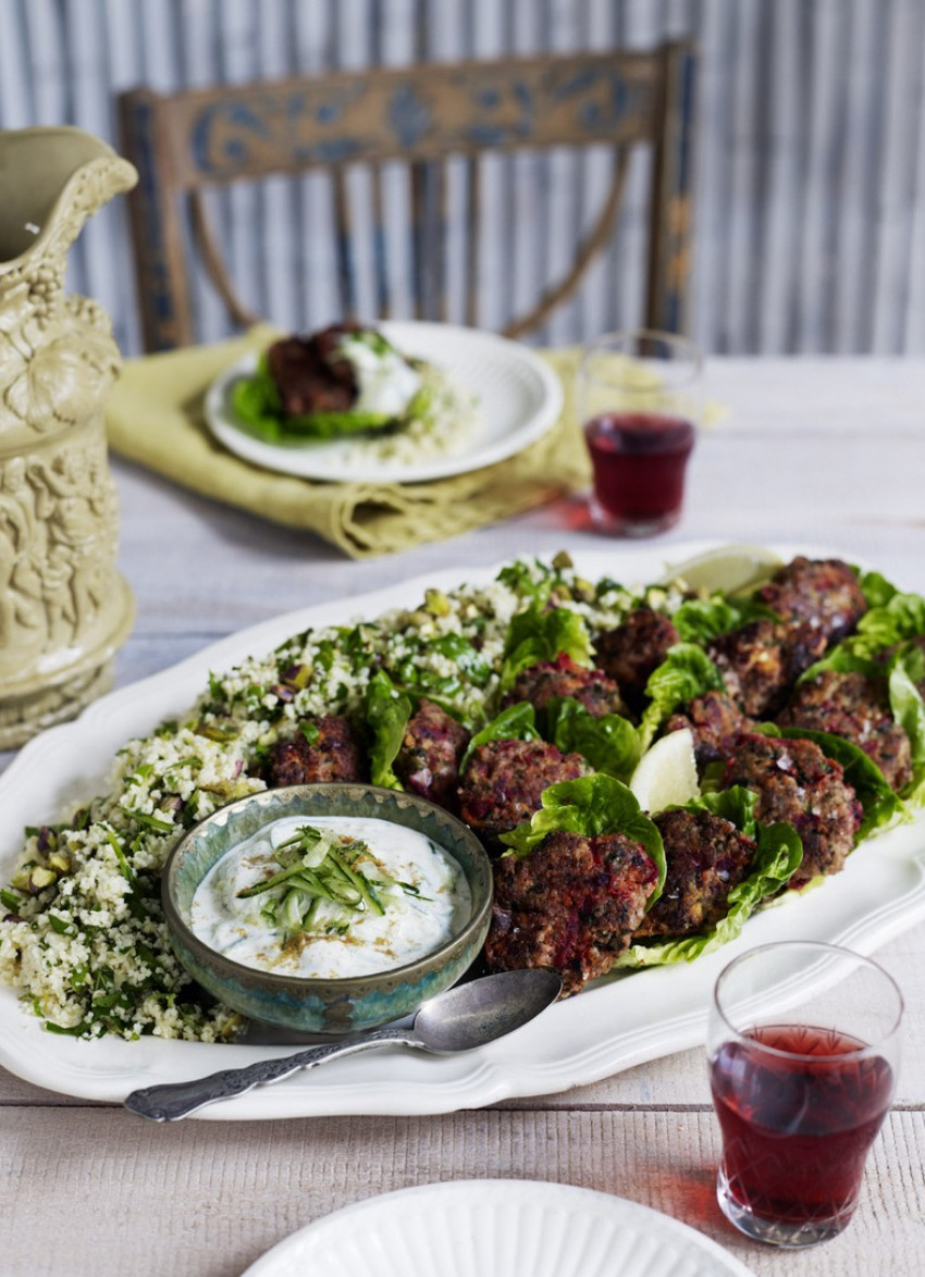 Cracked Wheat, Green Olive and Lemon Tabbouleh