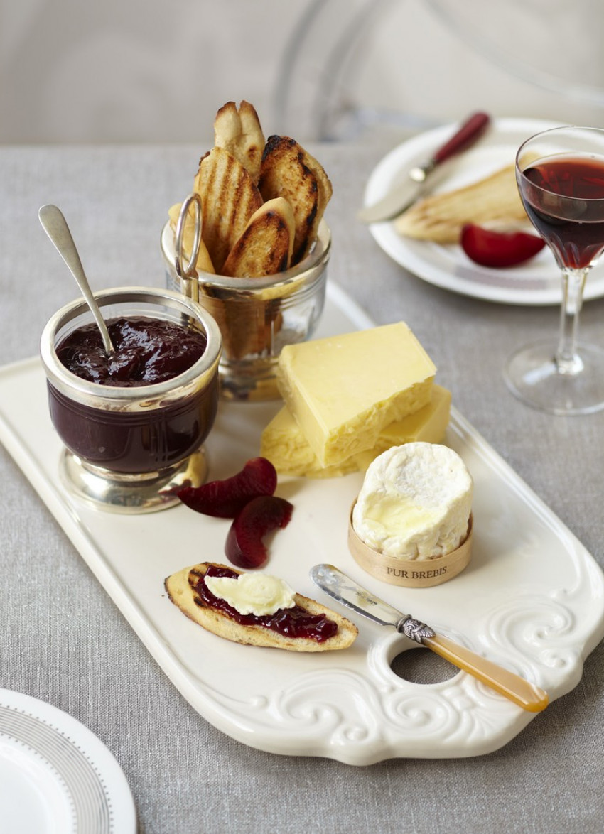 Spiced Plum and Blackberry Paste