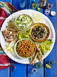 Avocado, Basil and Broad Bean Dip