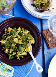 Preserved Lemon, Artichoke and Pine Nut Salsa