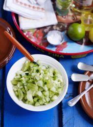 Fennel, Green Grape and Melon Salsa