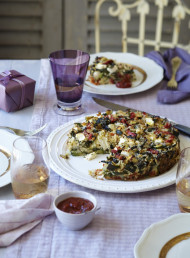 Italian Rice, Vegetable and Feta Tart