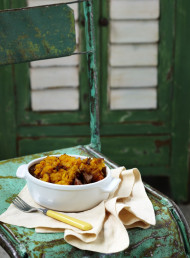 Beef and Red Wine Pies with Pumpkin and Spiced Mash