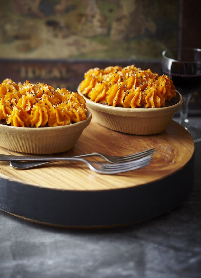 Mexican Braised Lamb with Whipped Pumpkin