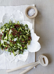 Raw Asparagus and Rocket Salad