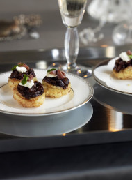 Caramelised Onion, Anchovy and Goats Cheese Tartlets