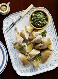 Chicken Bollito with Salsa Verde Bollito Pollo 
