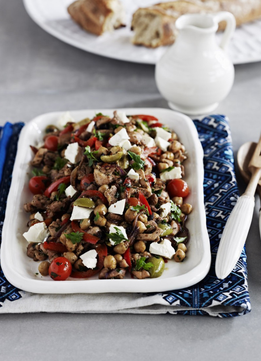 Greek Chicken with Oregano and Feta