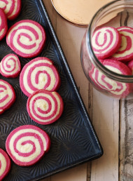 Vanilla and Strawberry Swirls