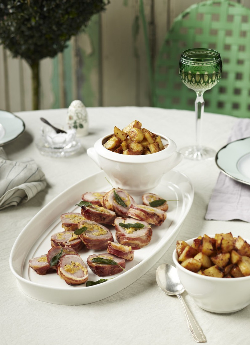 Apricot and Sage Roasted Pork