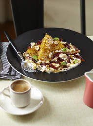 Caramelised Pineapple with Yoghurt, Fresh Dates and Toasted Quinoa