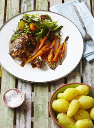 Mustard and Tarragon Roast Chicken