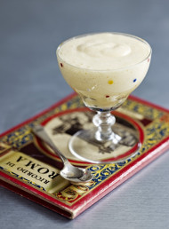 Zabaglione with Marsala Raisins