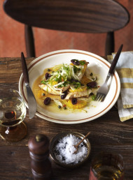 Fish with Fennel and Orange Salad