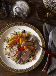 Honey Mustard Pork with Pumpkin Couscous