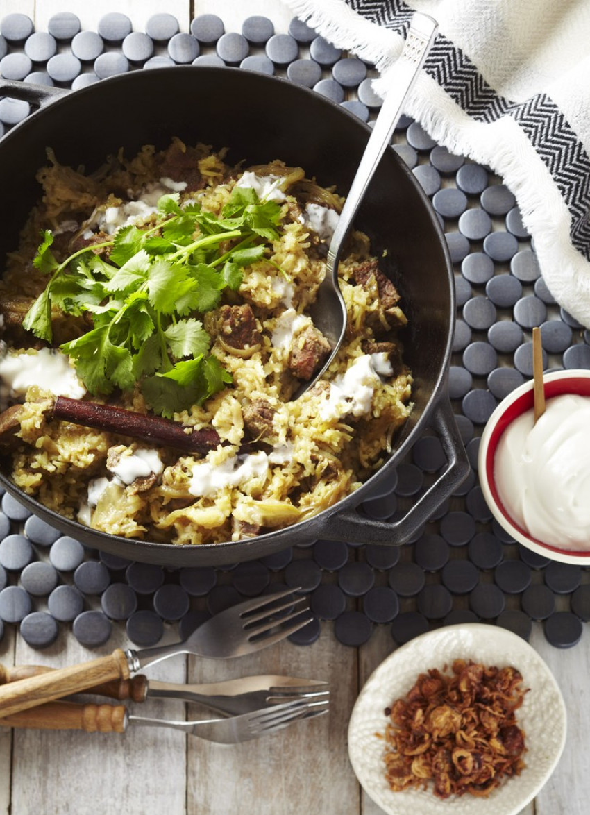 Oven-Baked Lamb Biriyani