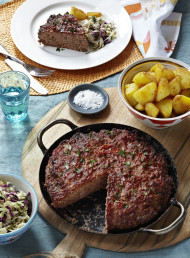 Country Meatloaf with a Devilled Sauce Glaze