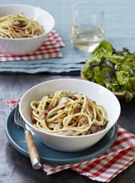 Pasta with Bacon and Parmesan