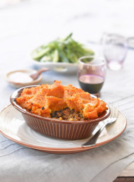 Spiced Lamb Pie with Kumara Mash