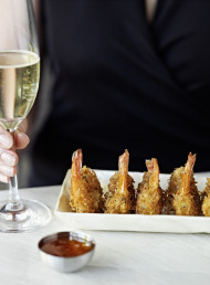 Coconut and Indian Spiced Tempura Prawns