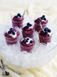 Quick Berry and Créme Fraîche Ice Cream