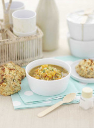 Spiced Butternut and Cracked Wheat Soup