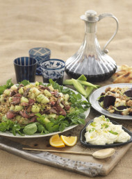 Beetroot and Roast Feta Salad