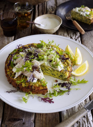 Quinoa, Silverbeet and Two Cheese Tart