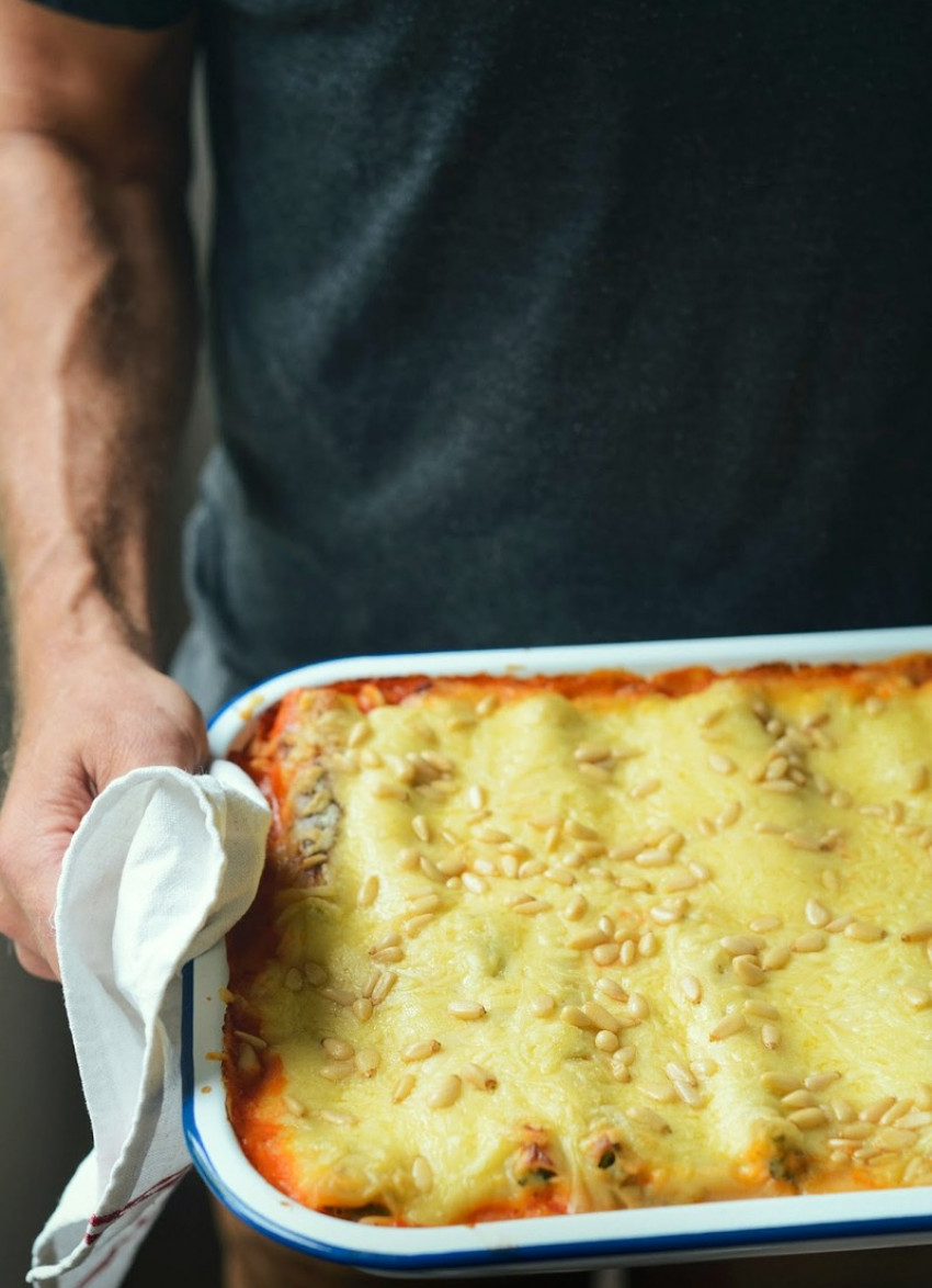 Spinach and Ricotta Cannelloni