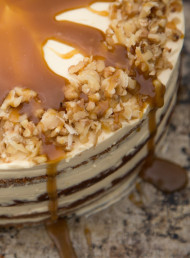 Ripe Deli's Salted Caramel Hummingbird Cake