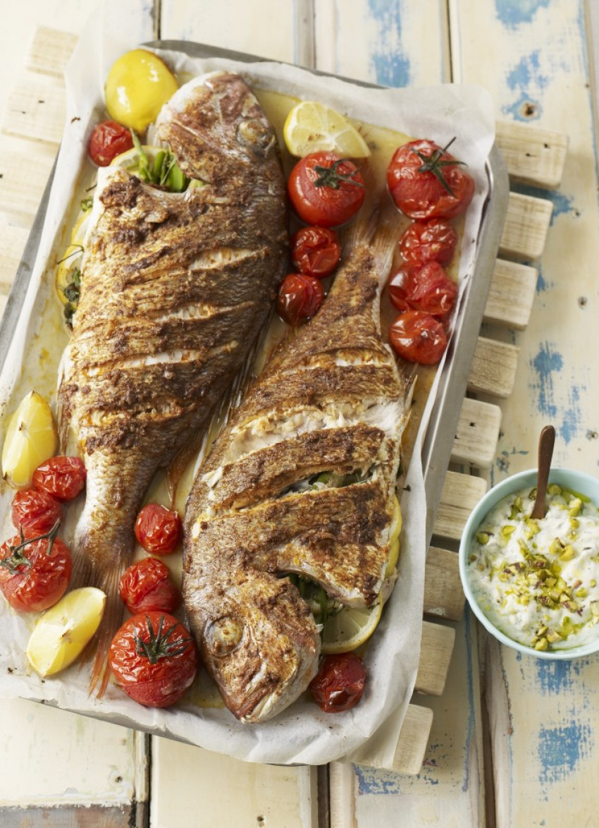 Roasted Whole Snapper with Egyptian Spices