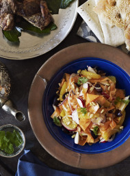 Carrot and Orange Salad with Cinnamon and Orange Blossom Dressing