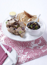 Cherry, Pomegranate Molasses and Pistachio Relish