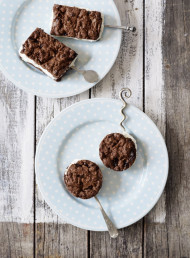 Chocolate Chip Cookie and Ice Cream Sandwiches 