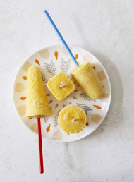 Mango Lassi Popsicles