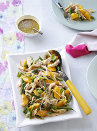 Smoked Chicken, Green Bean and Papaya Salad 