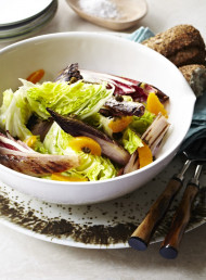 Chargrilled Witlof with Tangelo and Toasted Capers