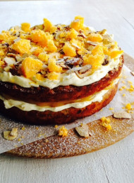Spiced Carrot, Sweet Potato and Orange Cake